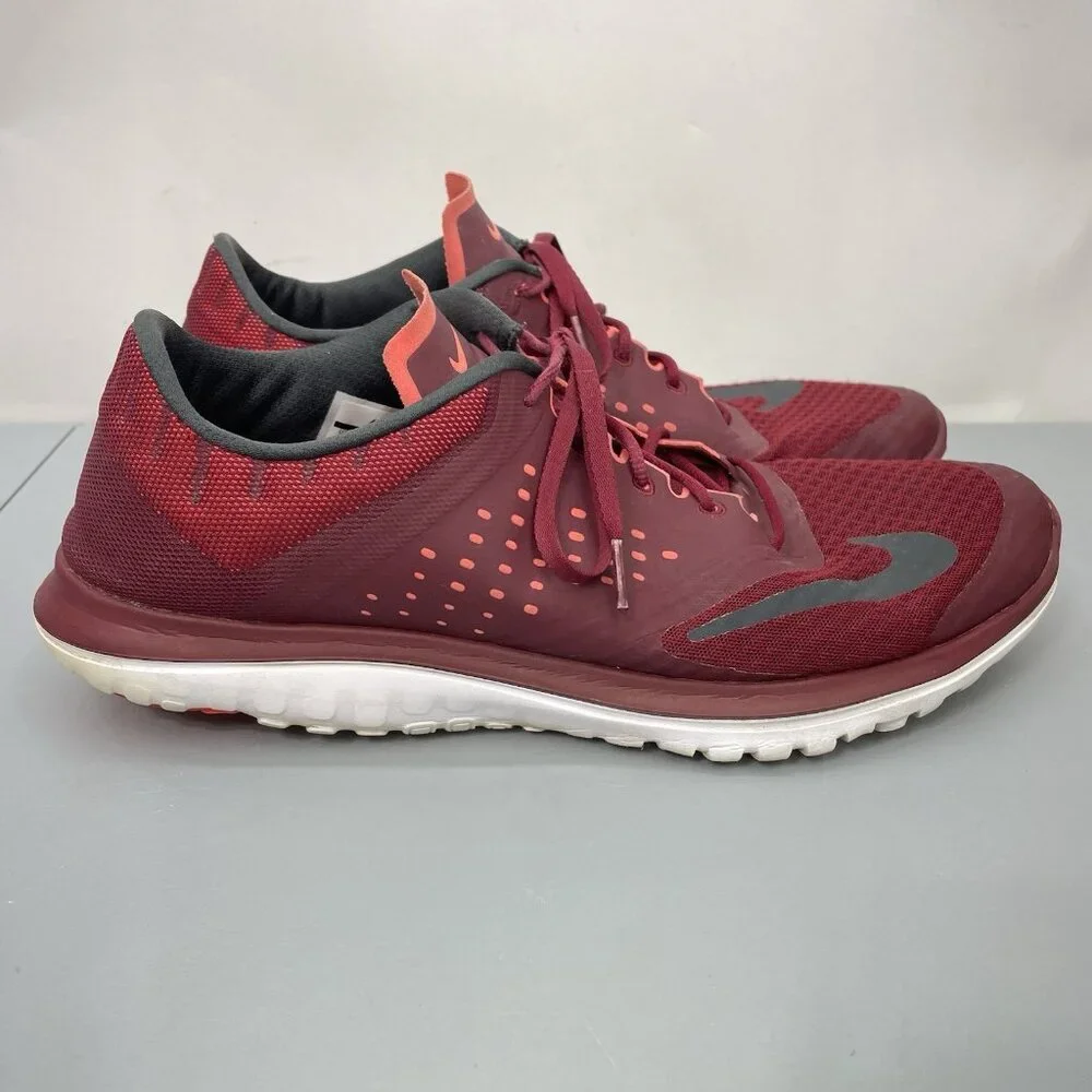 Nike FS Lite‎ Run 2 Sneakers Shoes Running Training Athletic Red Mens 13
